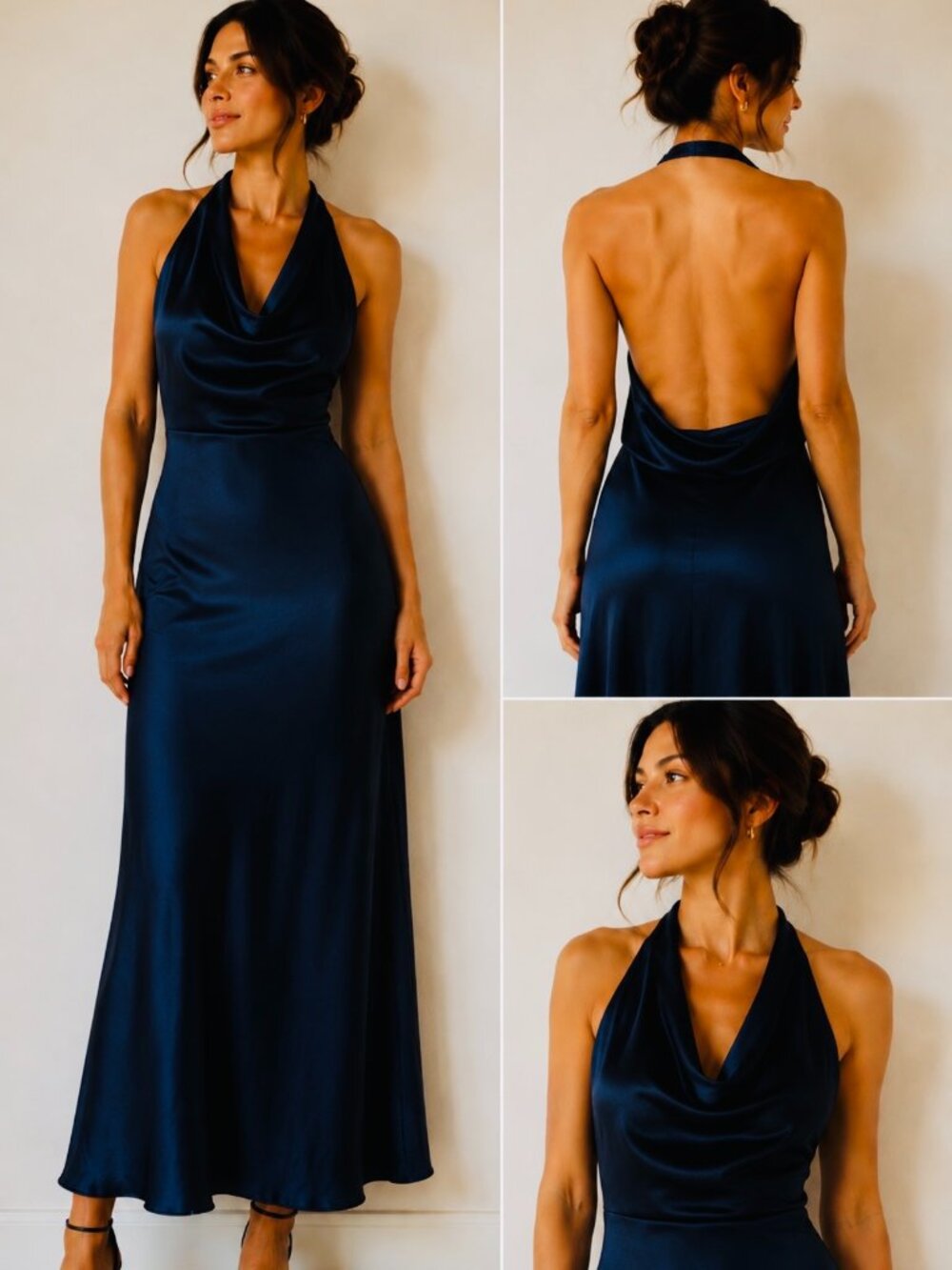 Zara brand women's dark blue dress in size M.
